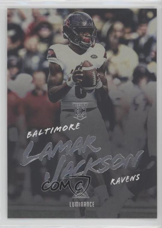 2018 Panini Luminance Rookie Lamar Jackson #159 7xy