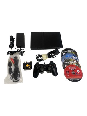 Sony PlayStation 2 Slim Heimkonsole PS2 schwarz SCPH-70004 Konsole Retro