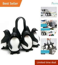 Egguins 3-in-1 Egg Cooker Store Serve Penguin-Shaped Kitchen Accessory