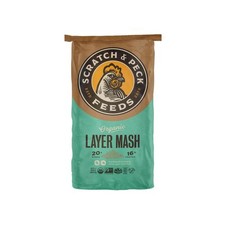 Scratch and Peck Feeds Whole Grain Layer Mash Chicken and Duck Feed - 40 lbs ...