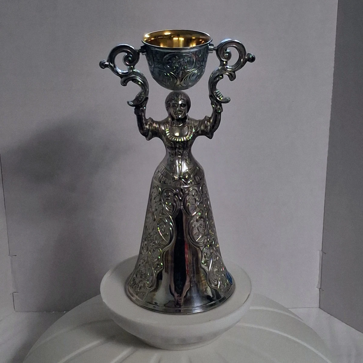Wedding Cup In Antique Us Silver-Plated Cups & Goblets for sale | eBay