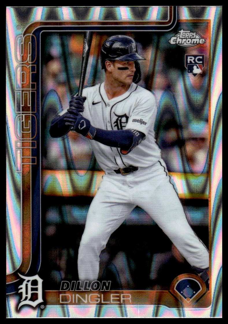 2025 Topps Chrome Dillon Dingler #274 Raywave Refractor