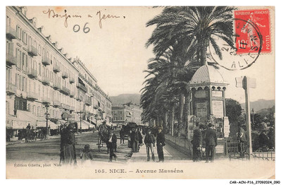 CAR-ACNP16-1125-06 - NICE - Avenue Masséna