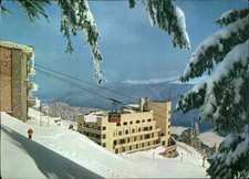 Hotel Alpin Sinaia Romania vintage postcard y500