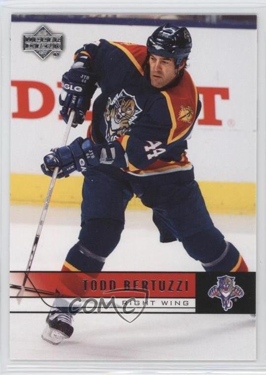 2006-07 Upper Deck Todd Bertuzzi #337 0a4