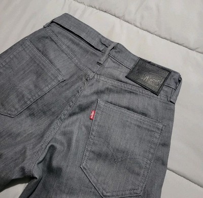 Levis 511 Premium Herren Jeans Engineered Grau Größe W28 L32 Straight Leg 