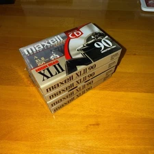 NEW Lot of 4 Maxell XLII High Bias 90 Min Audio Cassettes Sealed