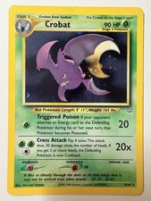 Pokémon TCG Crobat Neo Revelation Holo Rare Card 4/64 Unlimited HP on eBay