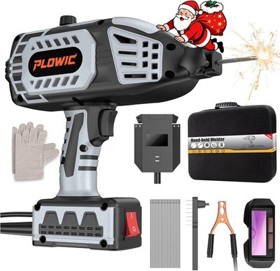 Portable Welding Machine 110V: Handheld Welder with Auto Darkening Goggles