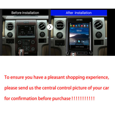 12.1'' Stereo Radio GPS Navigation 2+32GB For Ford F150 F-150 2009-2013 CarPlay