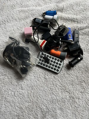 Lot of Miscellaneous Computer power, phone and video Cables 