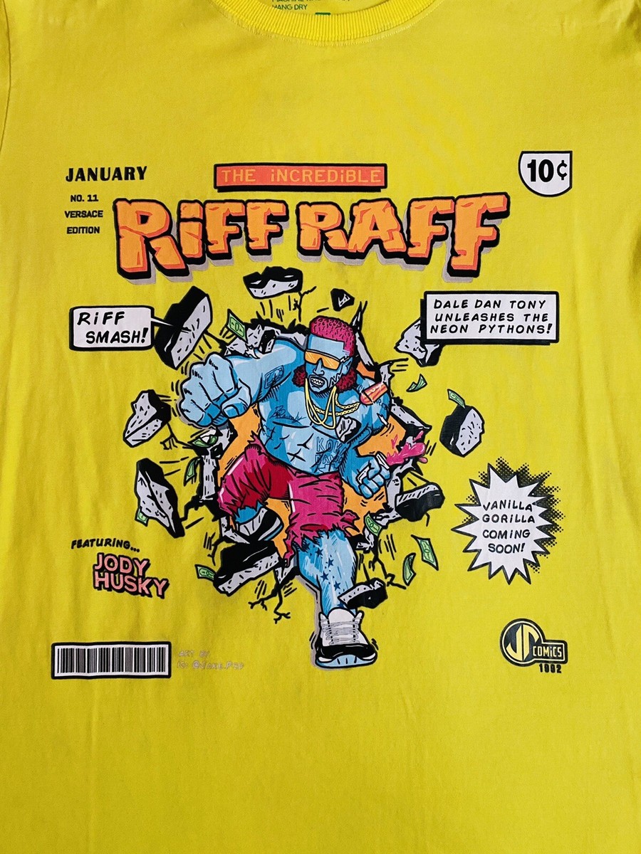Riff Raff Shirts One Of A Kind (Men's L) REUSE! Riff Raff Broom Flyer