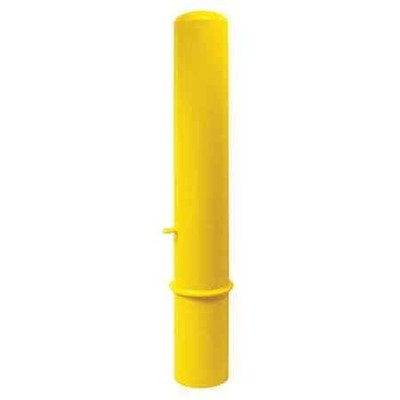 Zoro Select Ibp04040-Y-D Bollard,Removable,4'',Carbon Steel,Yellow