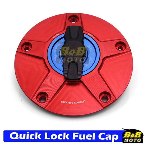 Nimble Quick Lock Fuel Cap BLUE For Kawasaki Z900RS Café 1819 eBay