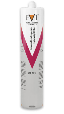 EVT Profi Universal Leichtspachtel 310ml Kartusche Schwundfrei Spachtelmasse