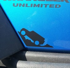 Off Road Trail Decal For Front Fender Of Jeep Wrangler Jk 2007-2018