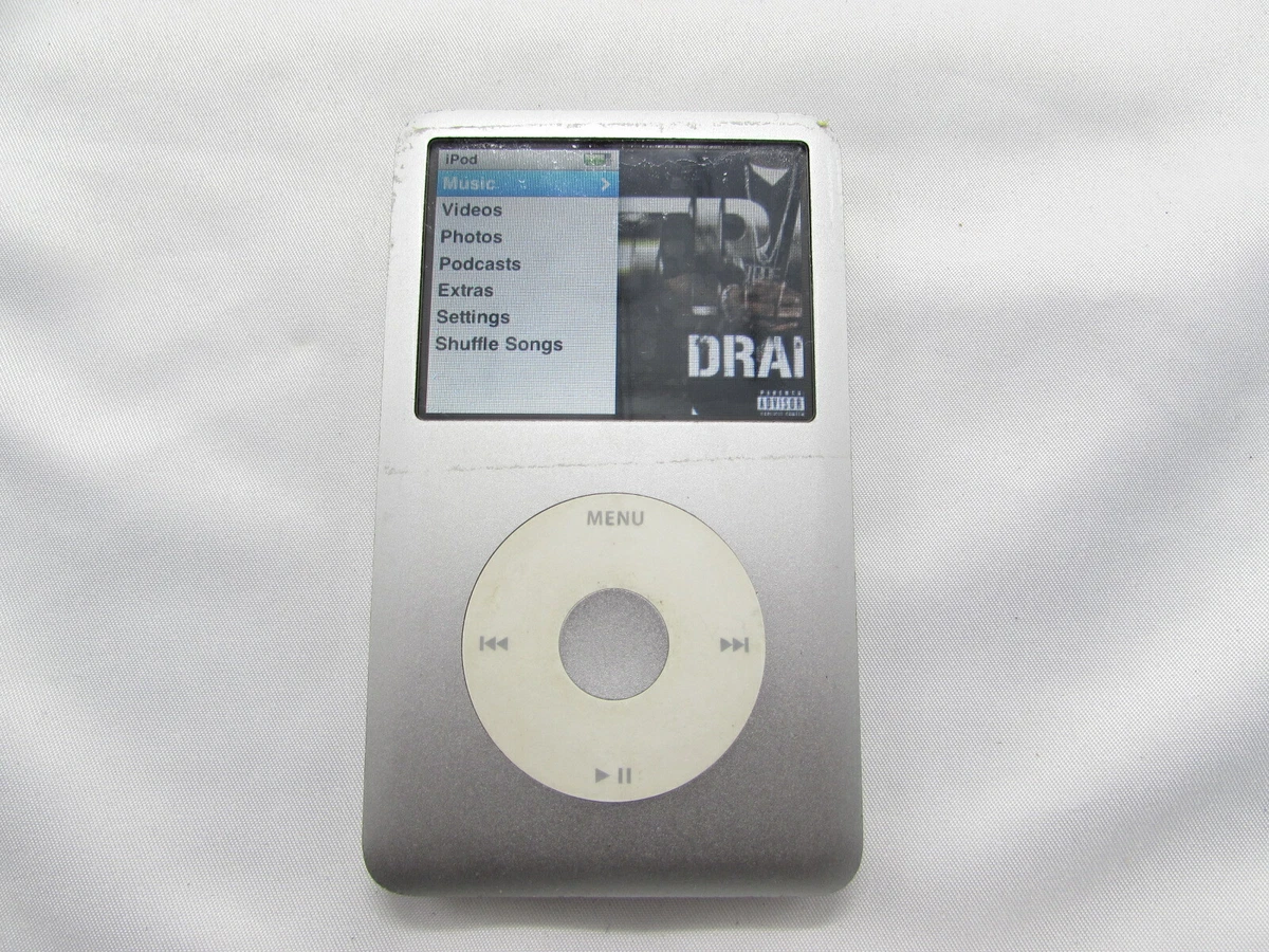 Apple iPod Classic 2008 7th Gen 120GB Silver A1238 MB562LL - Works
