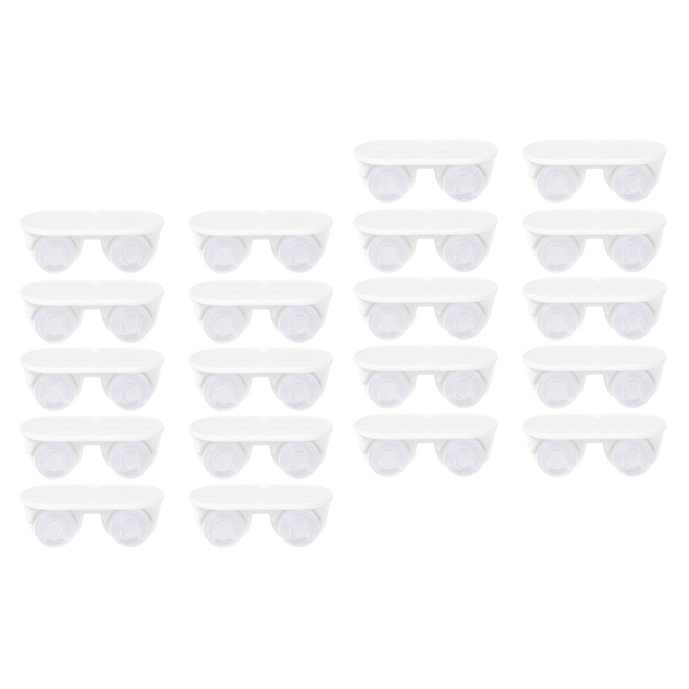 32 Pcs Sticky Caster Wheels Non Swivel Casters Trash Can Swivel Wheels