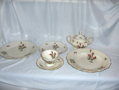 Vintage 44-Pc Set Rosenthal China Pompadour Selb Germany