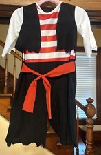 Disguise Toddler Mini Pirate Halloween Costume Size 3T-4T Cosplay Dress-Up