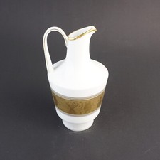 Bavaria Edelstein Porzellan Vase Henkelvase mit Golddekor ca. 26 cm hoch Vintage