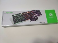 LIMEIDE GTX300 Suspension Rainbow Light Gaming Mouse and Keyboard Combo NEW