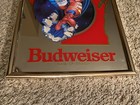 Vintage Budweiser Beer Flying Bud Man Wisconsin Mirror Bar Budman Sign 1991 — photo 6