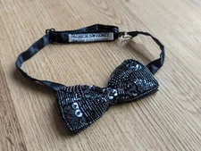 VINTAGE Men's Sequined Beaded Bowtie PATRICK SWEENEY The Last Tulip Company