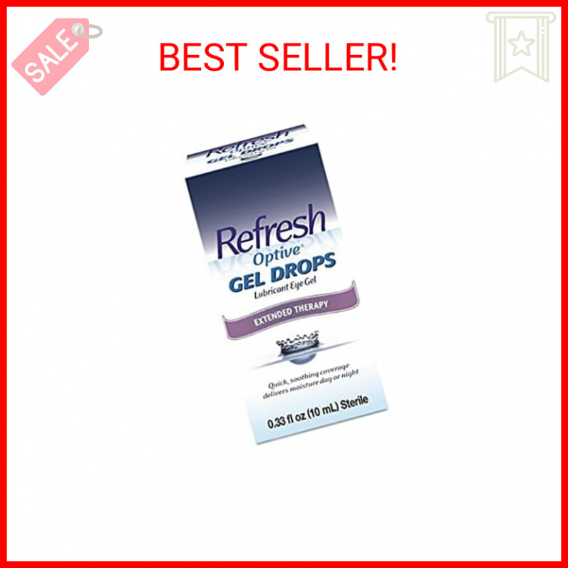 Refresh Optive GEL DROPS Lubricant Eye Gel Preserved Tears, 0.33 fl oz (10  mL) | eBay