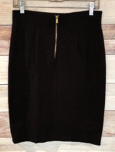 Grace Women's Skirt Size 6 Black Pencil Below The Knee No Slit Zipper LBB76 - Picture 4 of 4