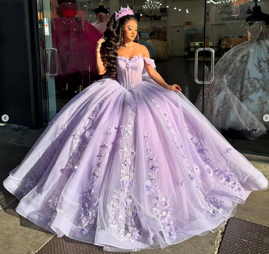 white christmas dresses Quinceanera, sweet 16 strapless corsage ball gown dress by designer House  Of Wu main image 1