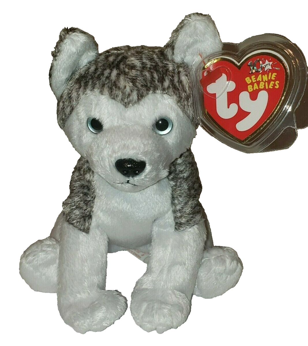 Ty Beanie Baby - MUKLUK the Husky Dog (6 Inch) NEW MWMTs Stuffed