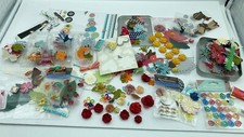 Craft Lot 2 Small Paper and Floral Embellishments Name Brands FREE SHIP