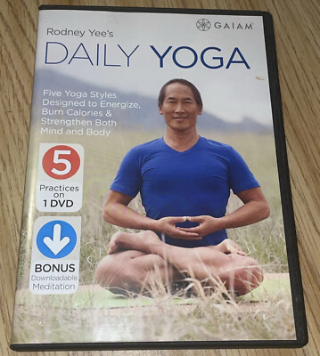 Rodney Yee's Daily Yoga 5 Practices DVD Gaiam Exercise
