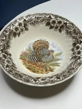 Churchill Myott Factory Factory Thanksgiving 9" Serving Bowl.