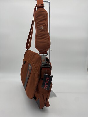 Tumi T-Tech Ballistic Nylon Small Expandable Messenger Bag Orange