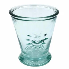 Tuscan Sun Green Glass Tumbler 7 Ounce, Single