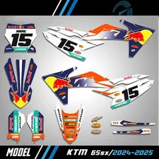 KTM 65 SX 2024 2025 SX 65 DECALS GRAPHICS KIT STICKERS VINYL ADHESIVE CALCOMANIA