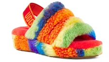 UGG Fluff Yeah Cali Collage Slide Slipper Sandal Women's US sizes 5-11/NEW!!!