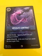 Disney Lorcana Illumineer's Quest Deep Trouble 30/31 Ursula's Contract
