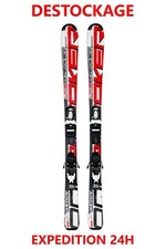 ski enfant occasion WEDZE "ONE BREAKER" taille : 128 cm = 1 mètre 28 + fixations
