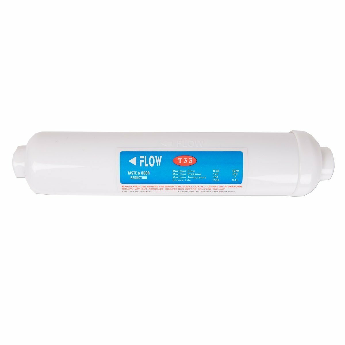 Replacement Undersink Water Filter Cartridge Inline