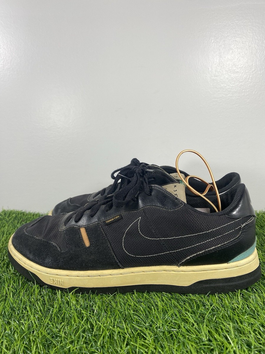 2020 Nike Menta Squash Men’s Size 11 Type Black Orange Trans Skateboard  Suede