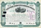 1883 Flint & Pere Marquette Rr Stock Certificate