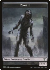 Zombie (2/2) MTG Commander Token NM x4 Playset - Magic Cards Graveyard