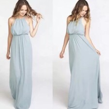 Show Me Your Mumu Maxi Dress Amanda Blue Womens Size Small