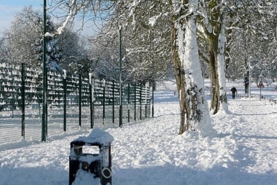 Foto 6x4 Prospect Park Reading Donnerstagmorgen, nach dem schwersten Schnee c2010