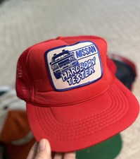 Vintage 80s 90s Nissan Hardbody Truck Red Snapback Trucker Hat Cap Patch Rare