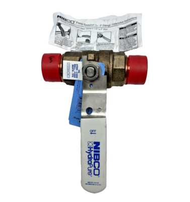 PC-585-80-LF-SS, Nibco HidraPure 1-1/4'' Ball Valve P x P Female, Lead Free