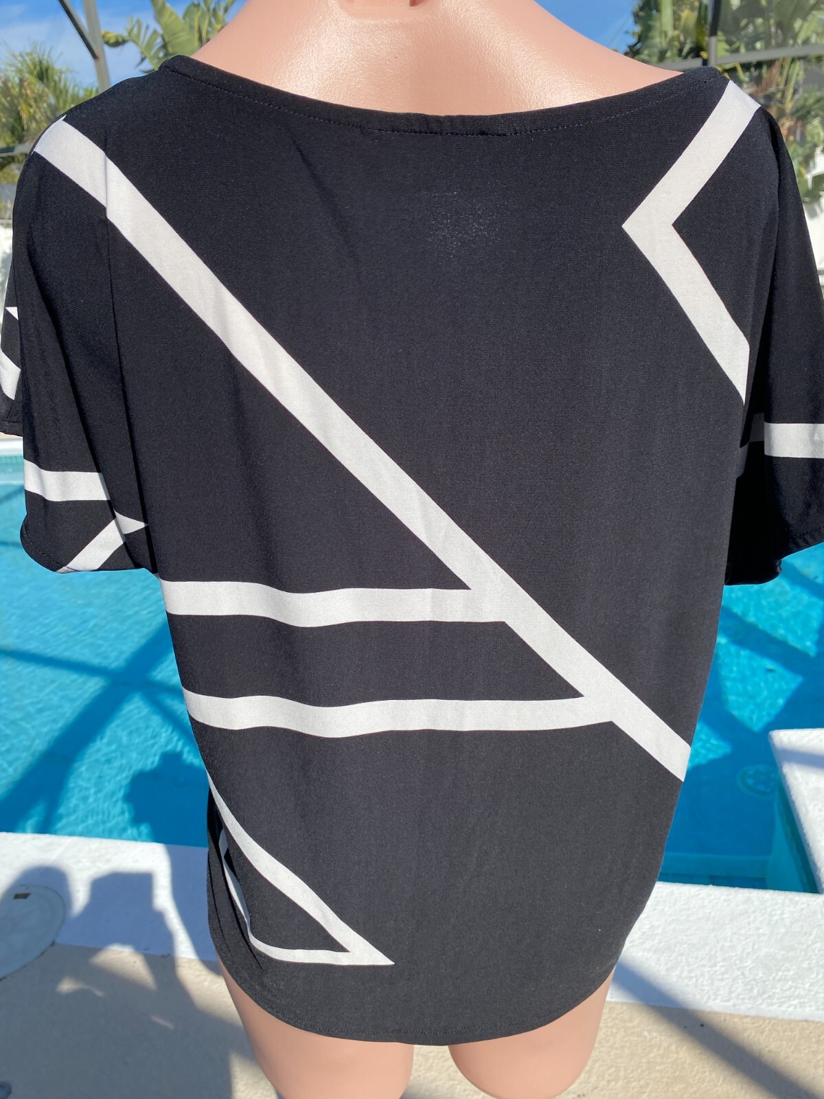 Ralph Lauren Black Wild Stretch T Shirt Top Womens XS thumbnail 3